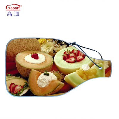 Planche de coupe carrée rectangulaire trempée pour table à manger en verre