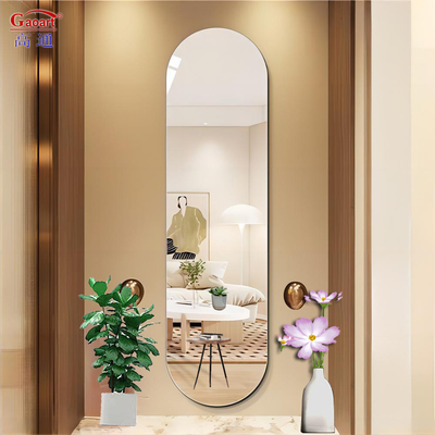 Miroir murale moderne avec verre indestructible mode décoratif de la maison de bain monté miroir