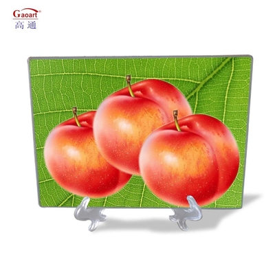 Planche de coupe carrée rectangulaire trempée pour table à manger en verre