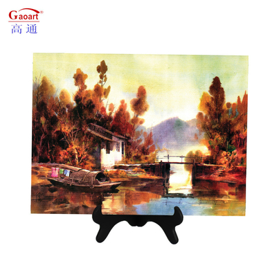 Table à manger en verre blanc ronde et carrée Placemat pour table à manger en couleur personnalisée