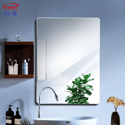 Miroir murale moderne sans cadre Miroir magique infini pour chambre à coucher Salon Meubles de salle de bain