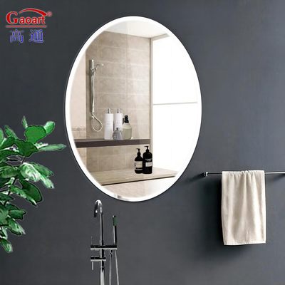 Taille personnalisée Miroir de verre moderne beauté de bain or maquillage maison magie autocollant complet