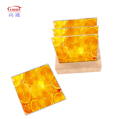 Tableau de coupe en verre avec poignée pour couleur personnalisée et surface lisse de coupe trempé