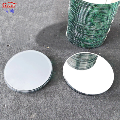 Carré/Ronde salle de bain sans cadre de 80 cm miroir adhésif bidirectionnel pour la décoration intérieure moderne