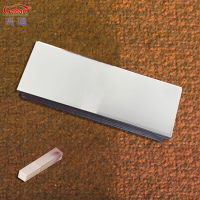 Petit plateau mural en miroir rond adhésif à billes gonflables autocollant bidirectionnel pour la décoration intérieure