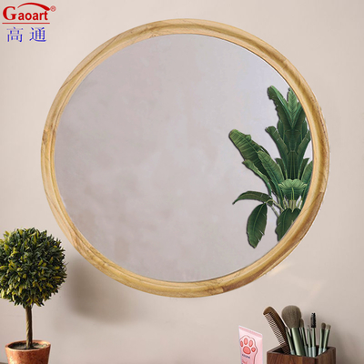 Longueur du plancher Miroir de mode en bois grand rustique moderne salle de bains encadrée décor antique miroir en bois