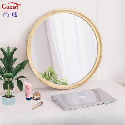 Longueur du plancher Miroir de mode en bois grand rustique moderne salle de bains encadrée décor antique miroir en bois
