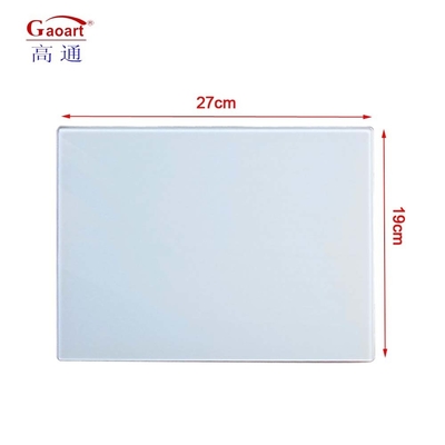Planche à découper pour cuisine verre trempé carré fromage sublimation rectangle blanc