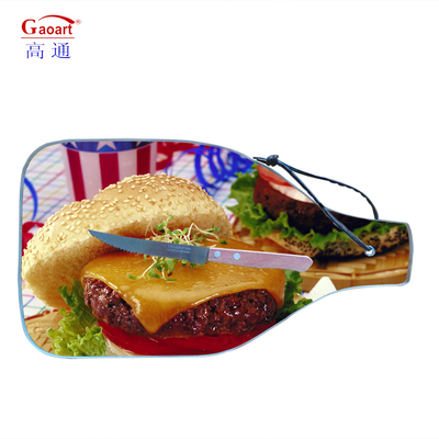 Tableau de coupe de cuisine de forme personnalisée pour toutes les saisons avec une surface lisse