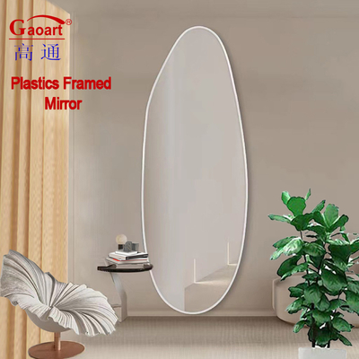 Miroir de verre en PVC Miroir murale pour la décoration de chambre à coucher