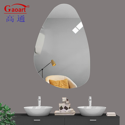 Miroir murale pour tous les jours Décoratif incassable De verre magique Décoration de salle de bain
