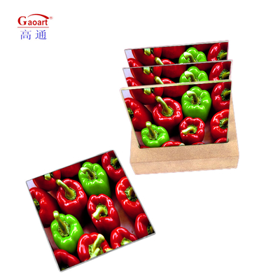 Couleur personnalisée planche de coupe de pain flottant en blanc pour la cuisine et le sous-sol en verre pour le vin