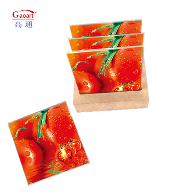 Couleur personnalisée planche de coupe de pain flottant en blanc pour la cuisine et le sous-sol en verre pour le vin