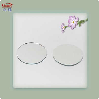 Décoration de la maison Longueur complète ronde 80 cm plateau adhésif murale miroir de salle de bain sans cadre bidirectionnel