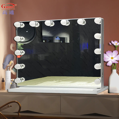 Bougie à LED miroir de vanité à Hollywood Noir Chorale Design pour un look à la mode