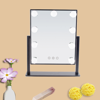 Logo supplémentaire Oui Top Fashion ampoule LED en chrome maquillage décor pour la maison Vanité avec miroir d'Hollywood