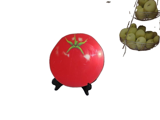 Tableau de découpe à outil de cuisine en verre trempé pour une taille personnalisée et une forme carrée claire