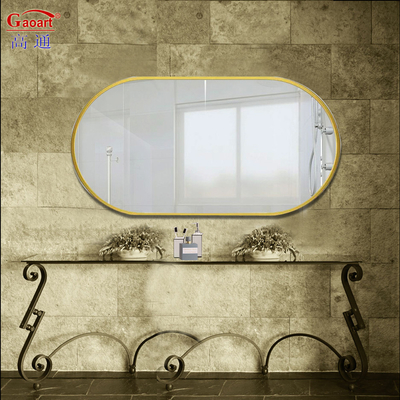 Miroir métallique de bain pour tous les jours de style européen