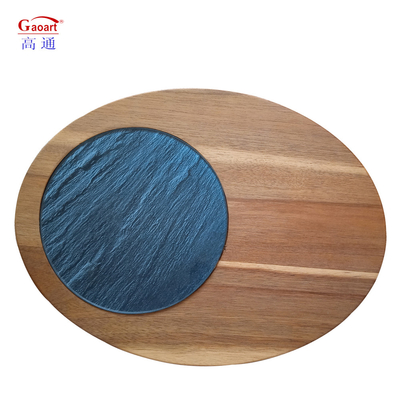 Tableau de coupe de verre flottant transparent carré sur mesure avec poignée et planche à vitres trempée