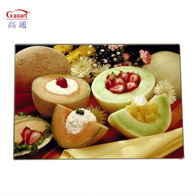 Placemat en verre trempé rectangulaire pour cuisine sur mesure pour table à manger en verre trempé de 6 mm