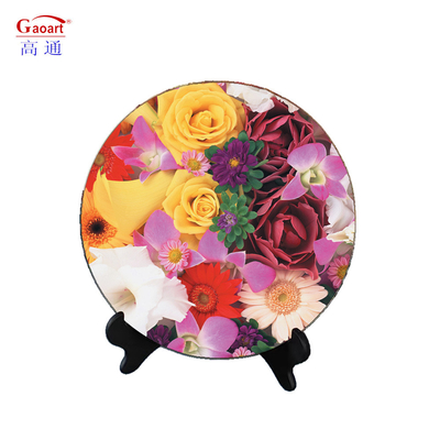 Placemat de cuisine durci légumes personnalisés rectangulaires pour table à manger en verre rond