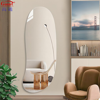 Miroir autocollant pour salon de beauté de style contemporain