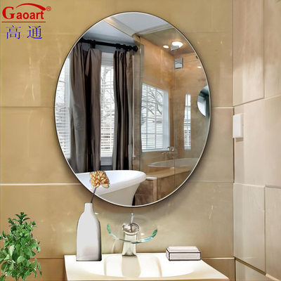 Design moderne arc décoratif miroir de salle de bain pour le mur suspendu dans le salon de beauté rénovation