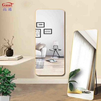 Miroir au sol extra grand pour une réflexion pleine taille dans la salle de coiffure ou le studio de danse à domicile