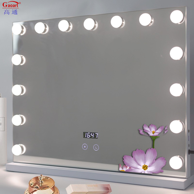 Hollywood Big Fill Corps Maquillage éclairé Full Wall Salon de coiffure léger Vanité Miroir cosmétique