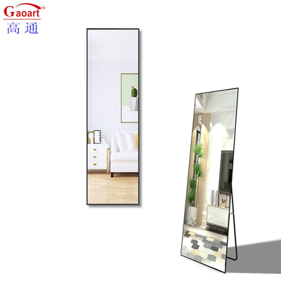 Style de design contemporain Grandes tailles Miroir mural ovale debout pour la décoration de chambre