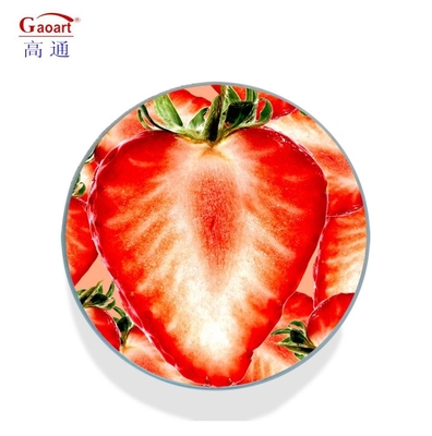 Servir avec style avec cuisine de légumes blancs planche de coupe de verre trempé avec poignée