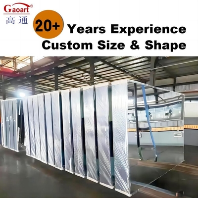 Décoration personnalisée de la maison Petite épissure Luxe Longue salle de bain Murs miroirs en verre pour tous les jours
