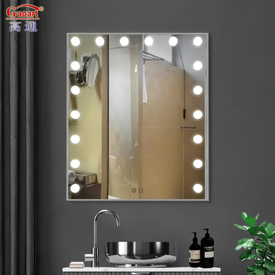 Miroir en verre Décoration de la maison Brille Spiegel Corps complet Pro Cosmétique Vanité Maquillage LED Hollywood lumières Miroir