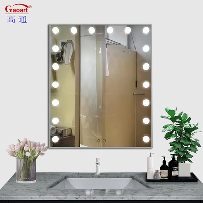 Full Design miroir en verre métallique Hollywood Vanity Table pour les occasions de tous les jours