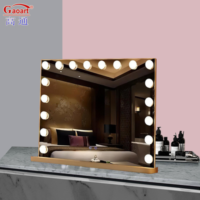 12pcs lumières LED maquillage miroir cosmétique avec un éclairage suffisant et le logo du client