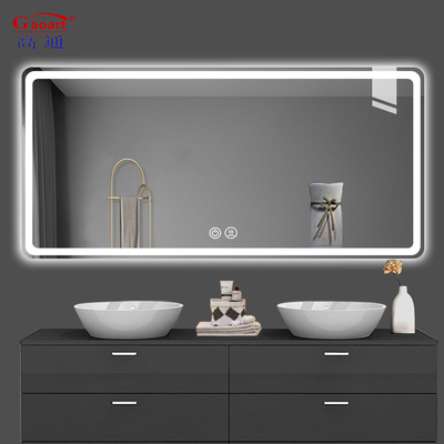 Grand miroir murale rétroéclairé intelligent pour la taille personnalisée et les occasions quotidiennes