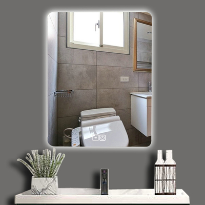 Grand miroir murale rétroéclairé intelligent pour la taille personnalisée et les occasions quotidiennes