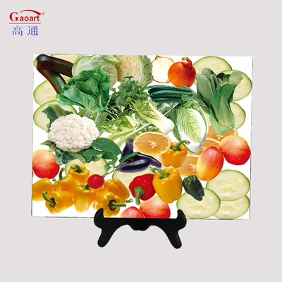 Plaque de coupe de verre ronde lisse Carré avec cuisine trempée trempée 4 mm durcie