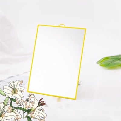 Petite table cosmétique femme vestimentaire mini poche réglable maquillage compact carré petit miroir