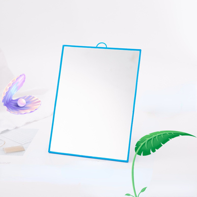 Petite table cosmétique femme vestimentaire mini poche réglable maquillage compact carré petit miroir