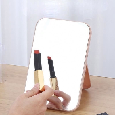 Mini maquillage vanité vestiaire carré compact avec miroir de logo pour le style de conception de mode