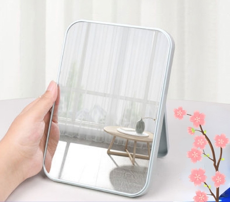 Mini maquillage vanité vestiaire carré compact avec miroir de logo pour le style de conception de mode