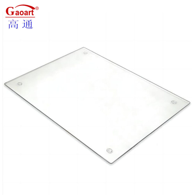Planche à découper en verre trempé de cuisine en forme rectangulaire 4 mm d'épaisseur 500 pièces