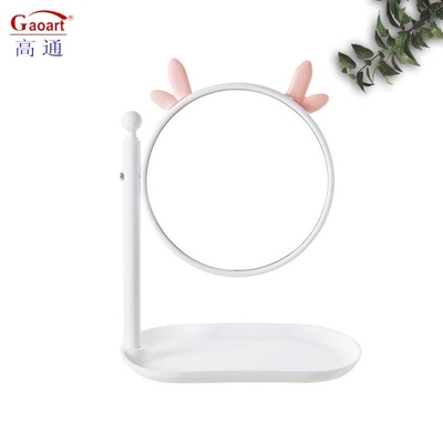 Mode de tous les jours Morden Style Poche Mini Dressing Lady en forme de cœur miroir maquillage
