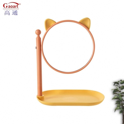 Mode de tous les jours Morden Style Poche Mini Dressing Lady en forme de cœur miroir maquillage