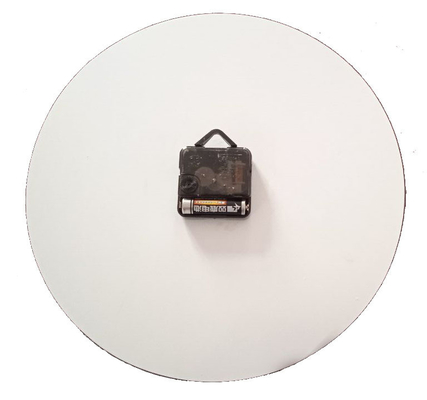 Décoratif personnalisé Petite décoration Dortoir Horloge en verre murale UV Sublimation de grande taille tous les jours