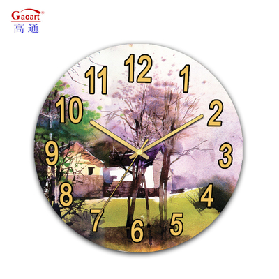 Horloge UV murale pour la sublimation du verre de chambre en Europe/Amérique/Afrique du Sud/Australie