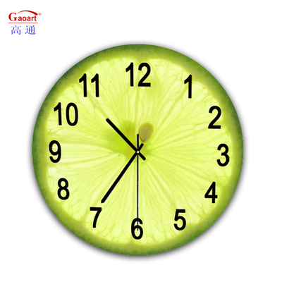 Horloge UV murale pour la sublimation du verre de chambre en Europe/Amérique/Afrique du Sud/Australie