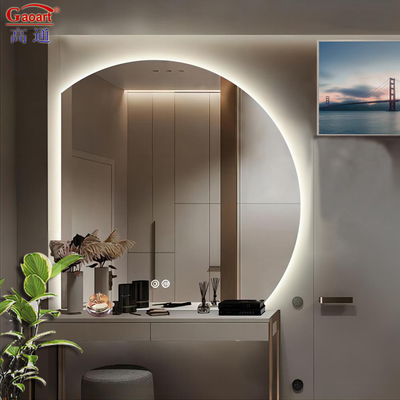 Full Up Smart Portable Makeup Décoration personnalisée du mur avec miroir LED pour l'occasion Tous les jours