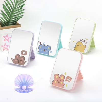 Top Mode Design Style Table debout Maquillage Petit Voyage Cosmétique Maquillage Bureau miroir